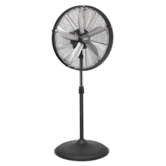 Sealey HVF20PO Industrial High Velocity Oscillating Pedestal Fan 20" 230V