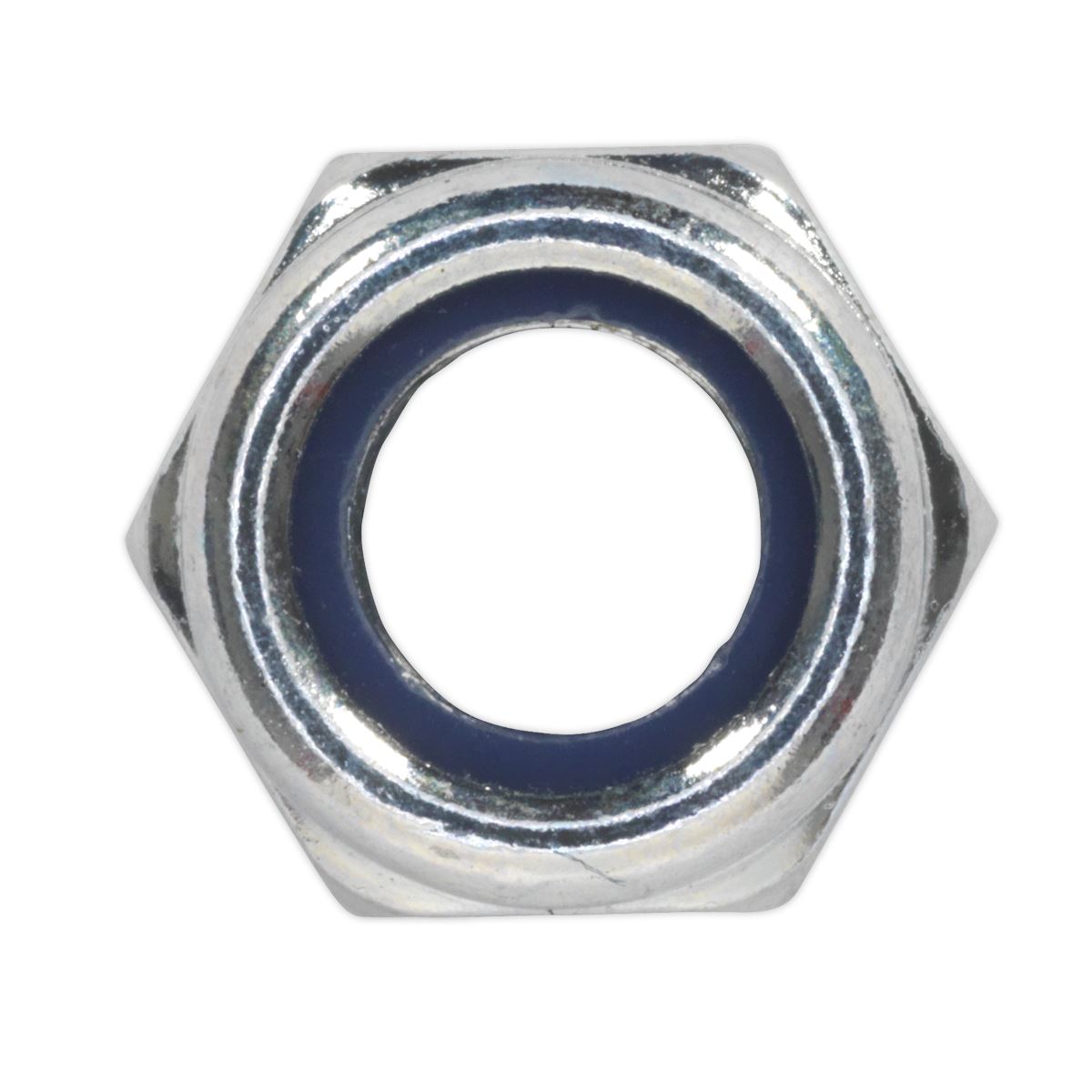 Sealey NLN8 Nylon Locknut M8 Zinc Pack of 100