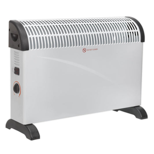 Sealey CD2005 Convector Heater 2000W/230V 3 Heat Settings Thermostat