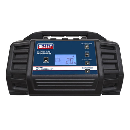 Sealey AUTOCHARGE1200HF Compact Auto Smart Charger & Maintainer 12A 12/24V