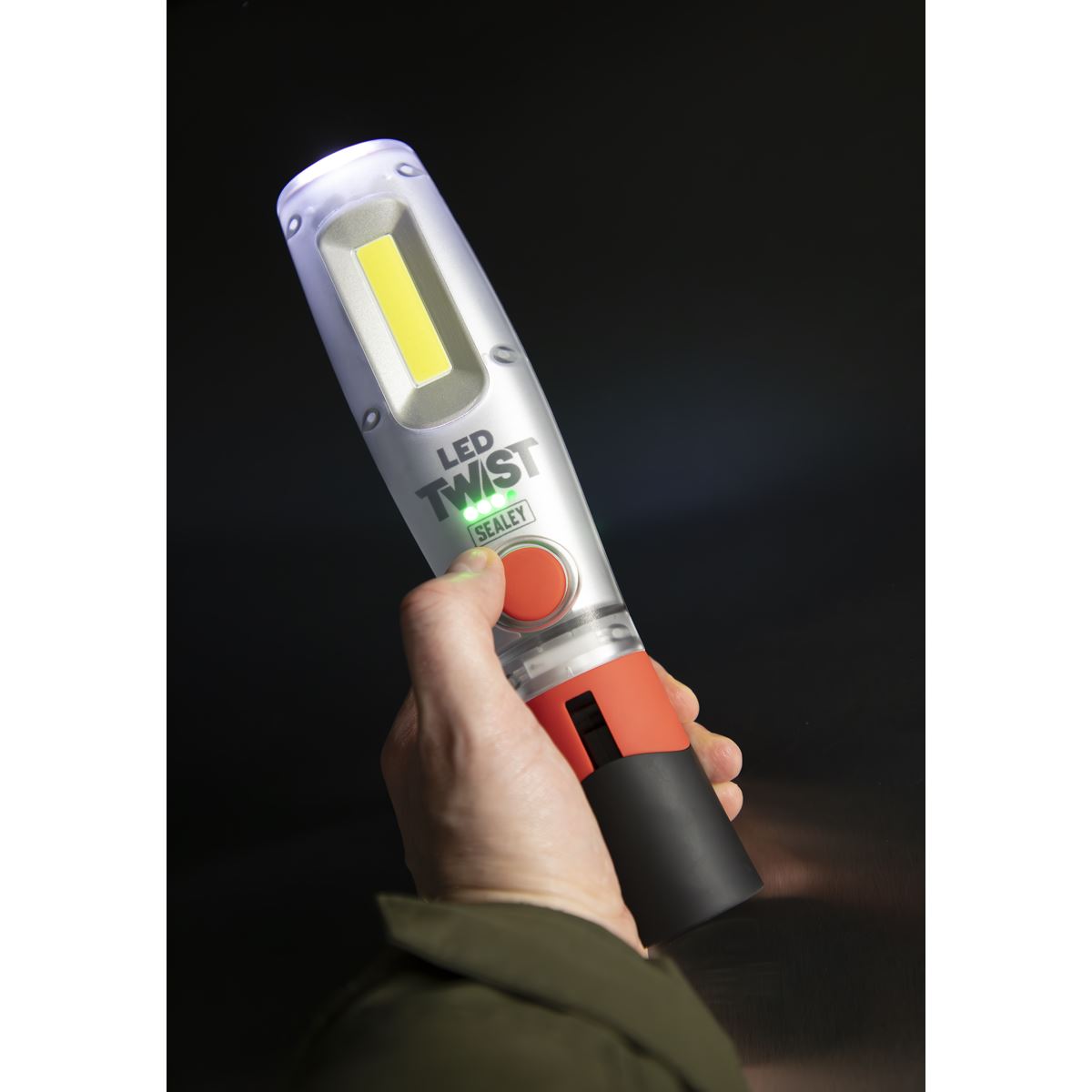 Sealey LED1001 Rechargeable Inspection Light 8W COB & 1W SMD LED