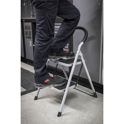 Sealey ASL2 Step Stool 2-Tread 150kg Capacity EN14183