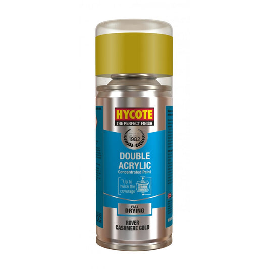 Hycote Rover Cashmere Gold Metallic Double Acrylic Spray Paint 150Ml Xdrv701