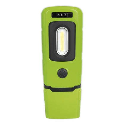 Sealey LED3601G Rechargeable 360° Inspection Light 3W COB & 1W SMD LED Green Lithium-Polymer