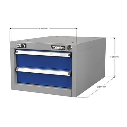 Sealey API15 Double Drawer Unit for API Series Workbenches