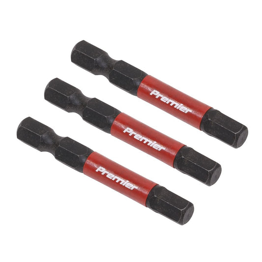 Sealey AK8239 Hex 6mm Impact Power Tool Bits 50mm - 3pc