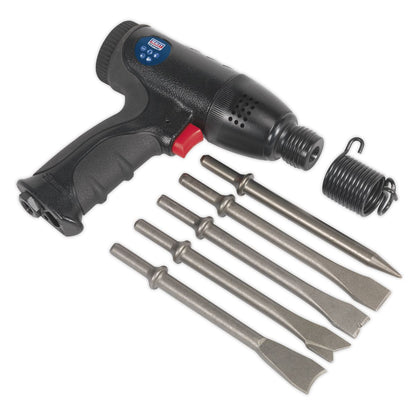 Sealey SA613 Air Hammer Kit Composite Premier - Medium Stroke