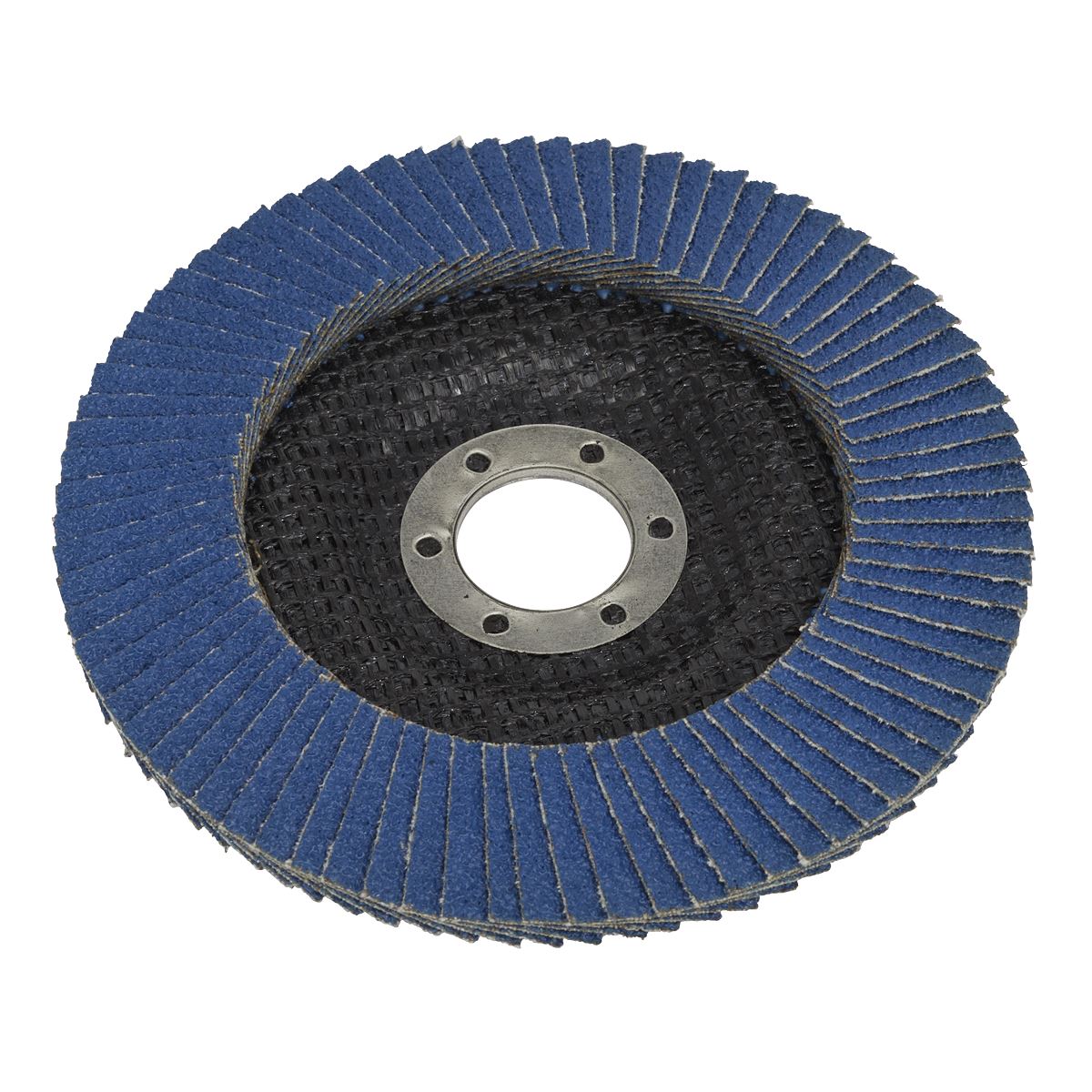 Sealey FD12560 Flap Disc Zirconium Ø125mm Ø22mm Bore 60Grit