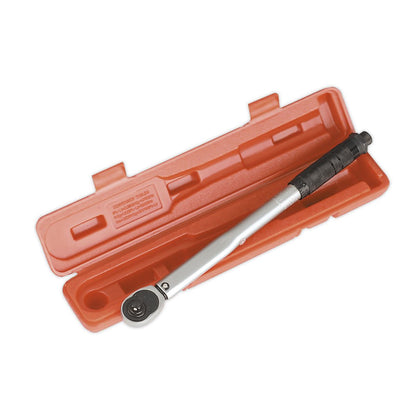 Sealey STW1011 Torque Wrench Micrometer Style 3/8"Sq Drive 7-112Nm(5-83lb.ft) - Calibrated-McCormickTools