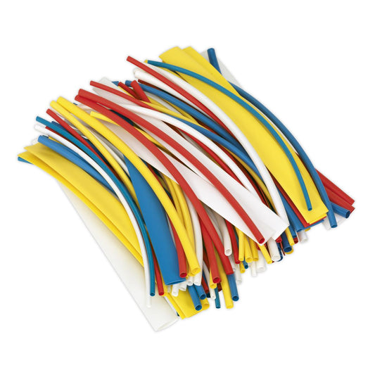 Sealey HST200MC Heat Shrink Tubing Mixed Colours 200mm 100pc