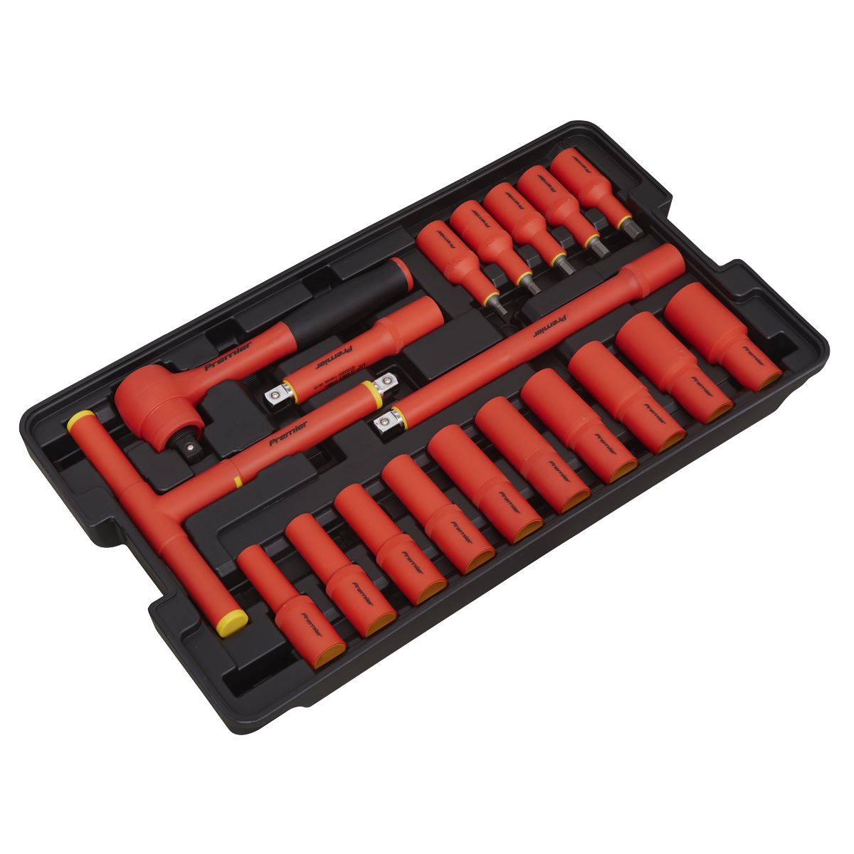 Sealey AK7939 1000V Insulated Tool Kit 1/2"Sq Drive 49pc