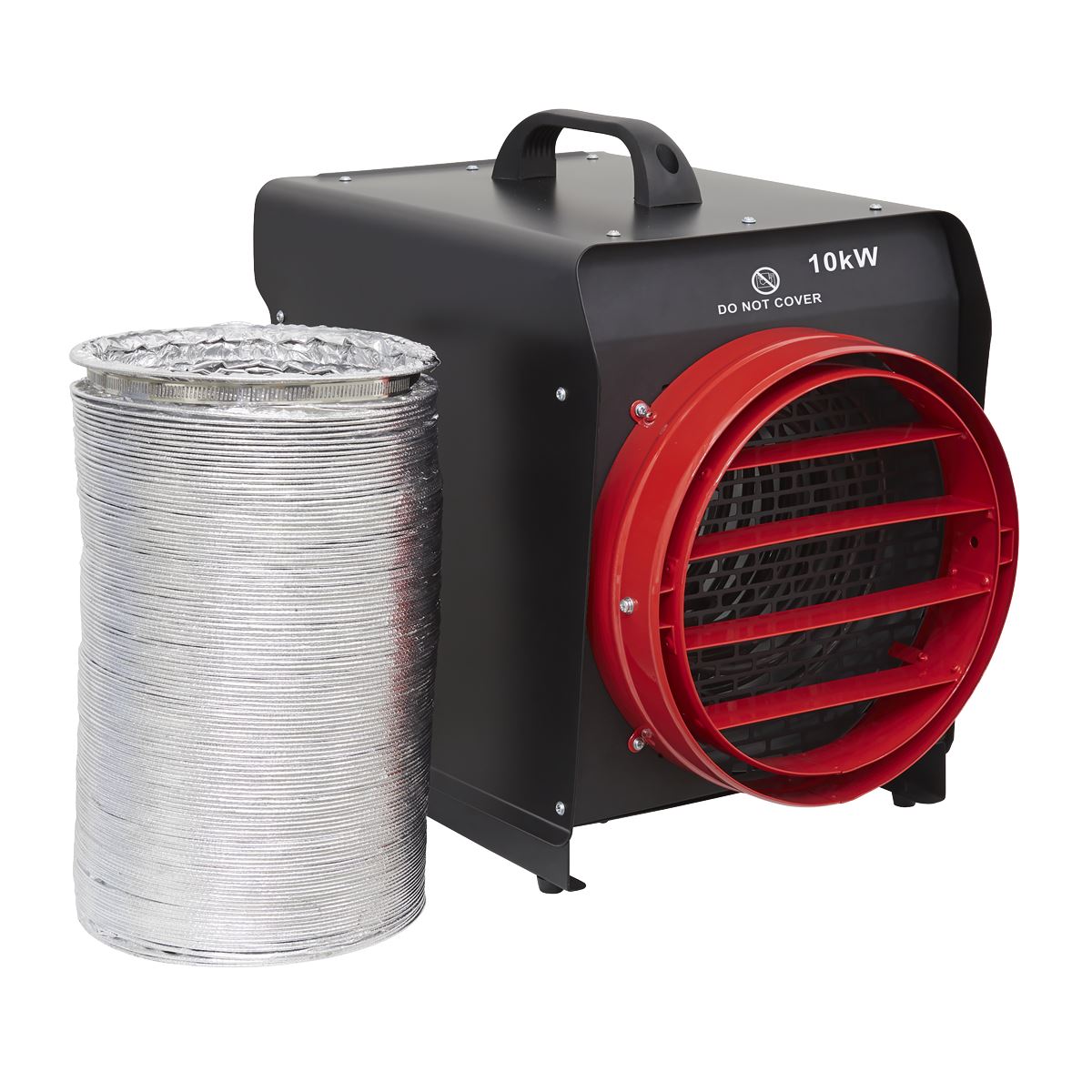 Sealey DEH10001 Industrial Fan Heater 10kW with Ducting 415v