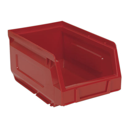 Sealey TPS224R Plastic Storage Bin 105 x 165 x 85mm - Red Pack of 24