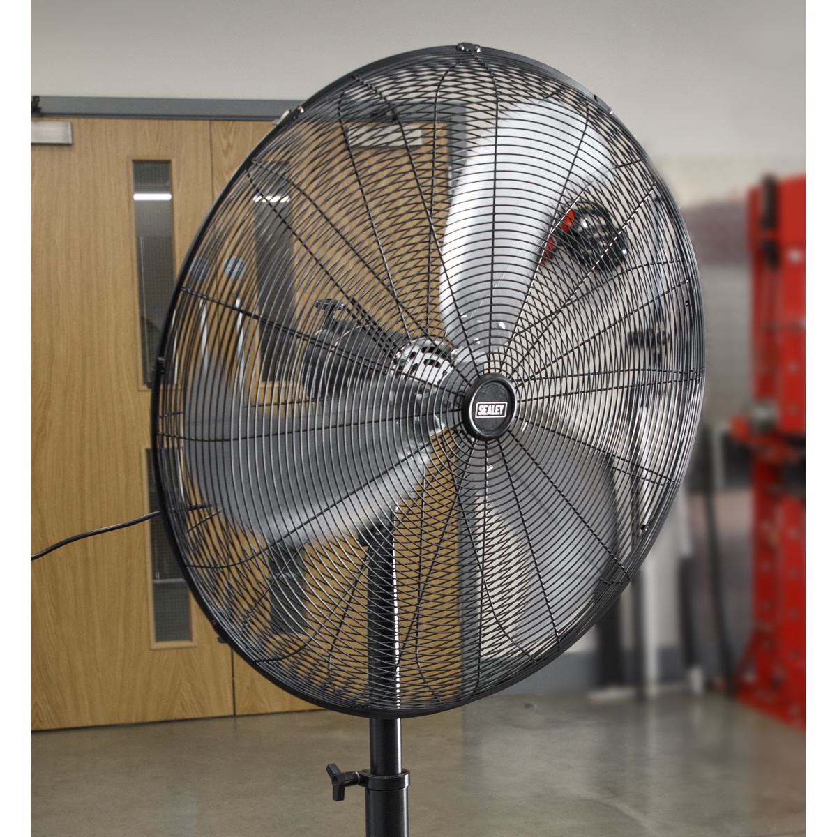 Sealey HVSF30 Industrial High Velocity Oscillating Pedestal Fan 30" 230V