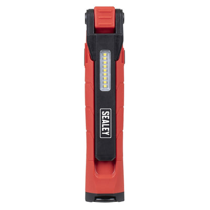 Sealey LED3605R Rechargeable 360° Inspection Light 10W & 2 x 4W SMD LED Red