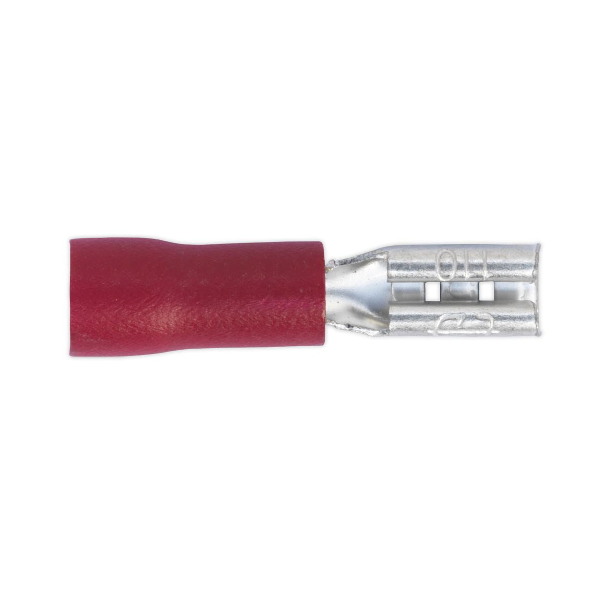 Sealey RT19 Push-On Terminal 2.8mm Female Red Pack of 100