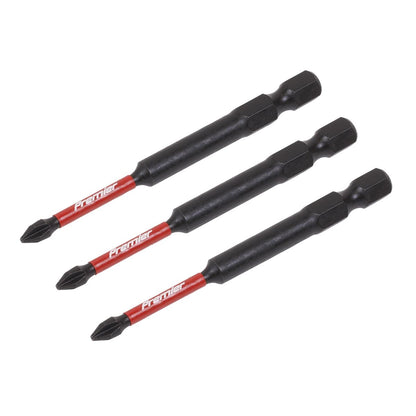 Sealey AK8254 Phillips #1 Impact Power Tool Bits 75mm - 3pc