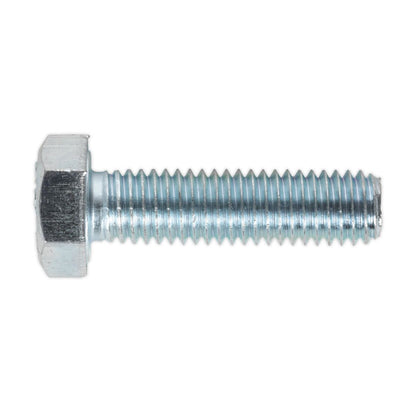 Sealey SS830 HT Setscrew M8 x 30mm 8.8 Zinc Pack of 50