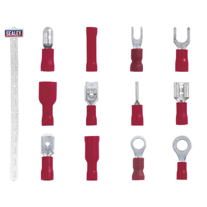 Sealey RTSET Clip Strip Deal - Red Terminals