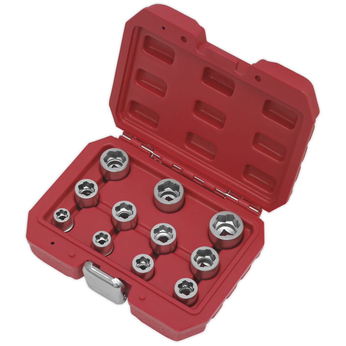 Sealey AK7281 Bolt Extractor Socket Set 11pc 3/8"Sq Drive Metric