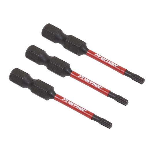 Sealey AK8240 TRX-Star* T10 Impact Power Tool Bits 50mm - 3pc