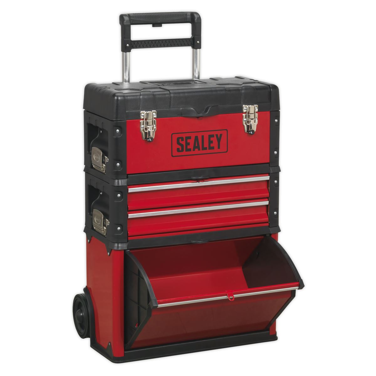 Sealey AP548 Mobile Steel/Composite Toolbox - 3 Compartment