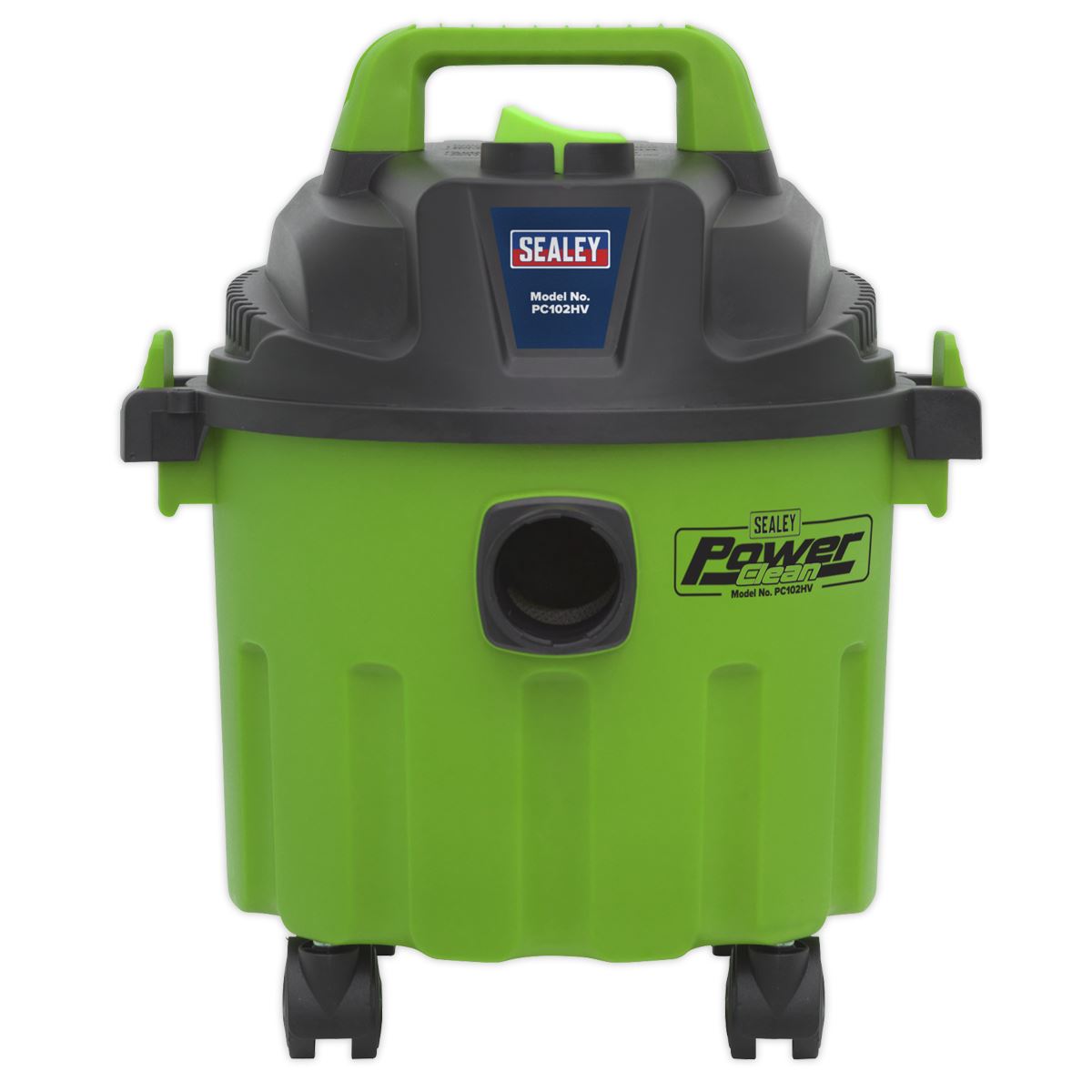 Sealey PC102HV Vacuum Cleaner Wet & Dry 10L 1000W/230V - Green