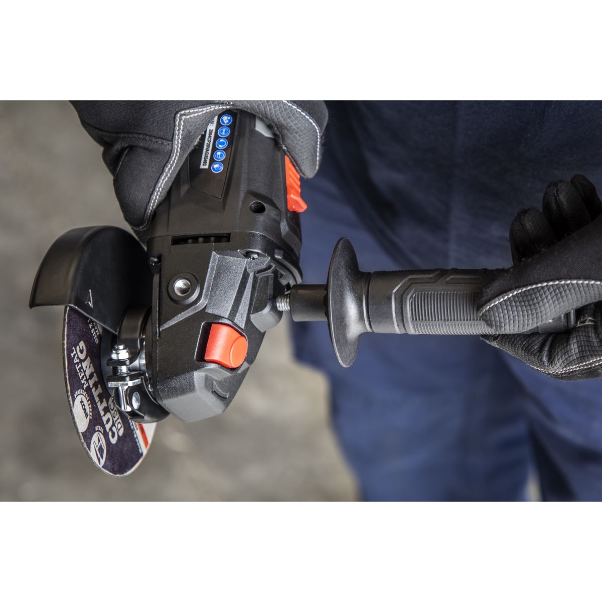 Sealey CP20VAGX Brushless Angle Grinder Ø115mm 20V SV20 Series - Body Only