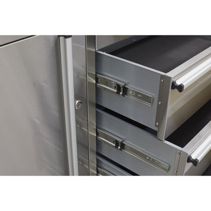 Sealey AP4804SS Mobile Stainless Steel Tool Cabinet 4 Drawer