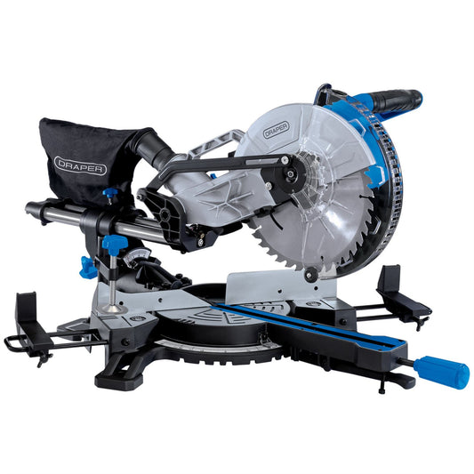 Draper 90170 230V Sliding Compound Mitre Saw 255mm 1800W