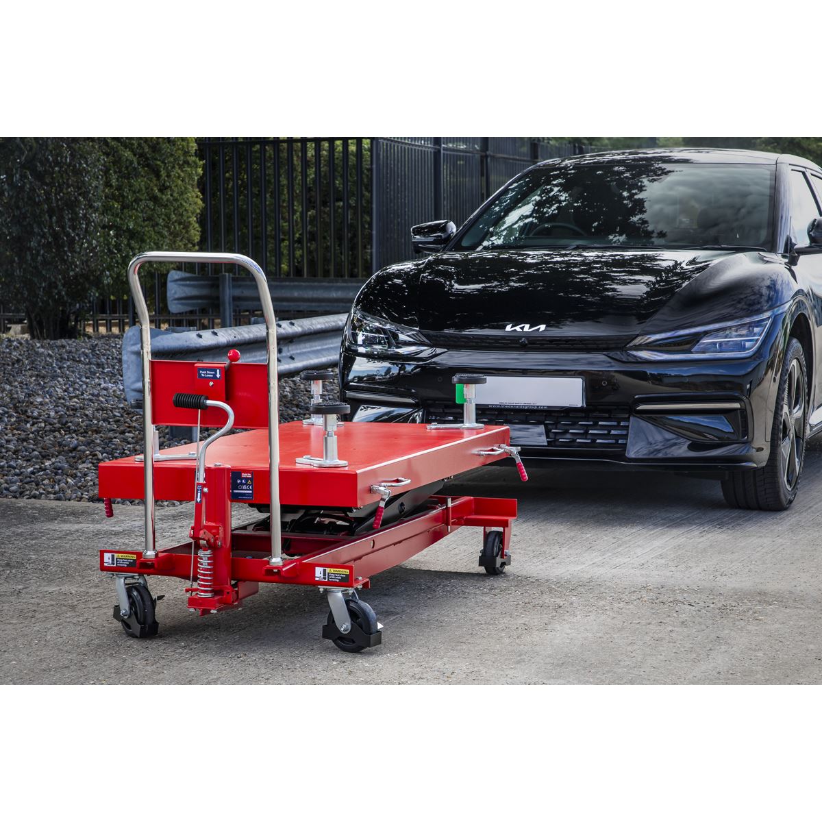 Sealey EVBT1000 1000kg Capacity EV Battery Lift/Hydraulic Platform Truck High Lift