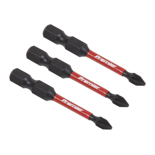 Sealey AK8232 Pozi #1 Impact Power Tool Bits 50mm - 3pc