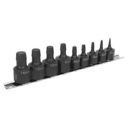 Sealey AK7222 Stud Extractor Set 9pc