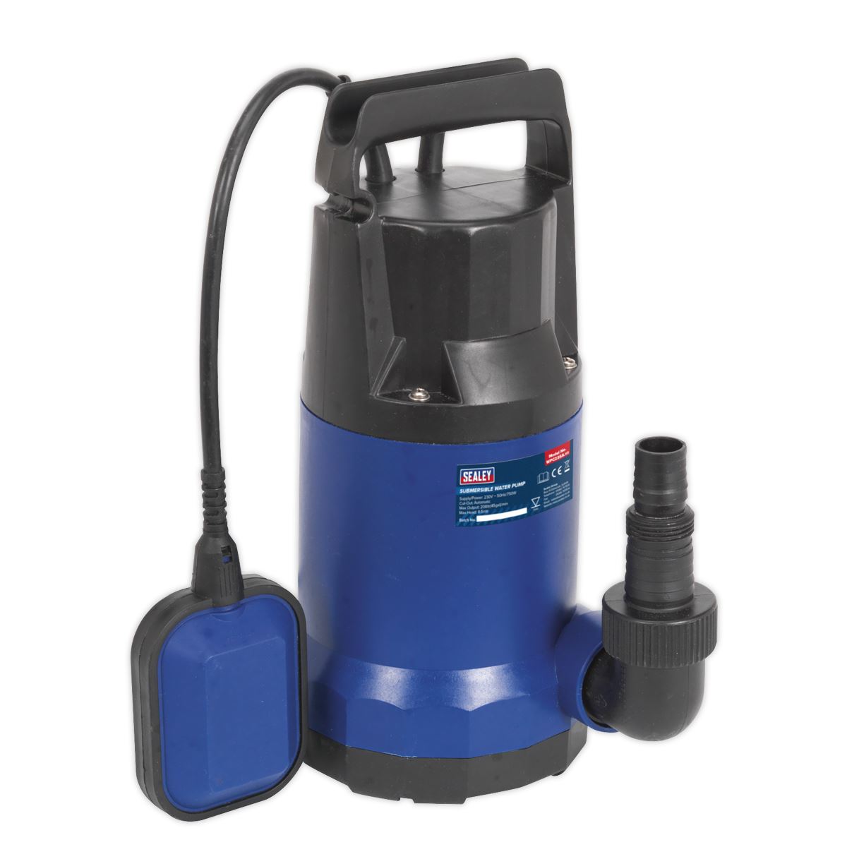 Sealey WPC235A Submersible Water Pump Automatic 208L/min 230V