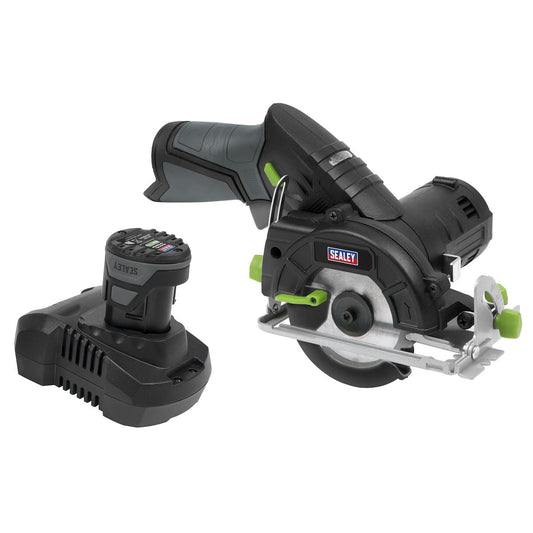 Sealey CP108VCS Cordless Circular Saw Kit 10.8V 2Ah SV10.8 Series Ø85mm