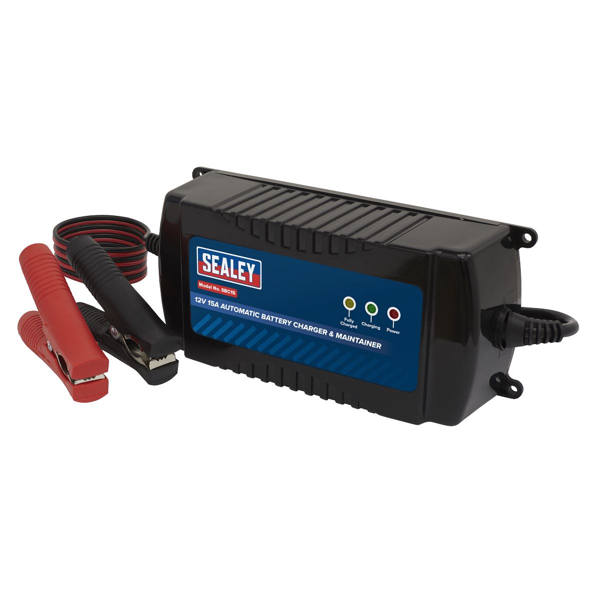 Sealey SBC15 Battery Maintainer Charger 12V 15A Fully Automatic