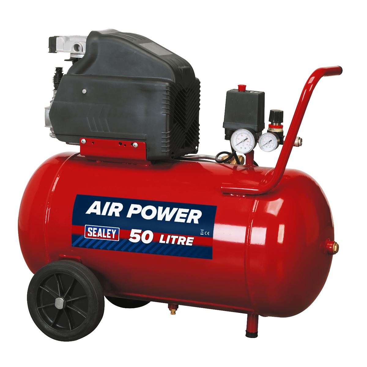 Sealey SA5020 Air Compressor 50L Direct Drive 2hp