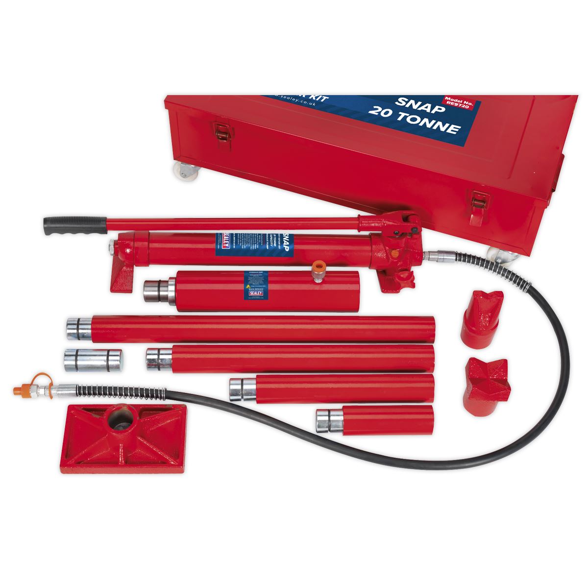 Sealey RE9720 Hydraulic Body Repair Kit 20 Tonne Snap Type