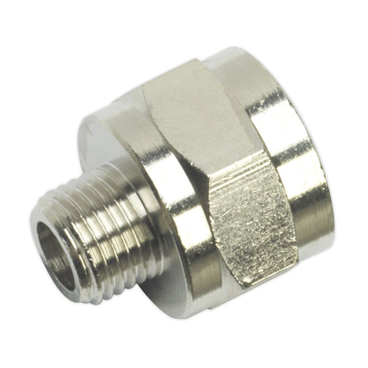 Sealey SA1/1412F Adaptor 1/4"BSPT Male to 1/2"BSP Female