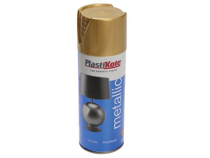 Plastikote Metallic Spray Gold 400ml