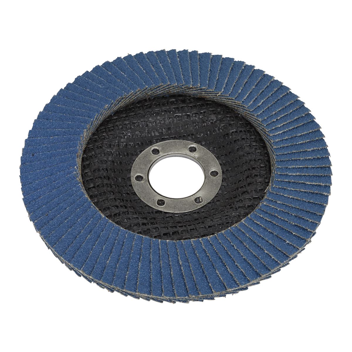 Sealey FD12580 Flap Disc Zirconium Ø125mm Ø22mm Bore 80Grit