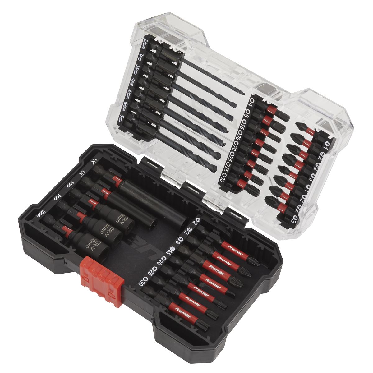 Sealey AK8284 Power Tool Bit Set 35pc Impact Grade