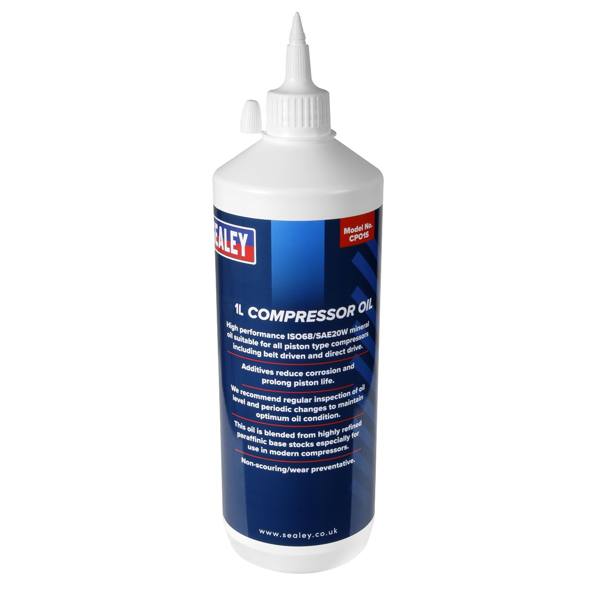 Sealey CPO1S Compressor Oil 1L