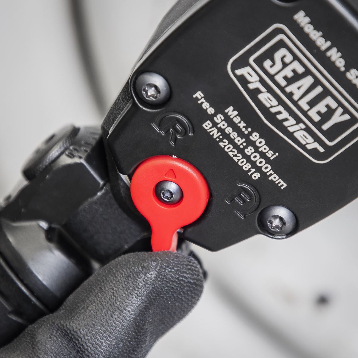 Sealey SA6010 Air Impact Wrench 1/2"Sq Drive Super Stubby - Twin Hammer