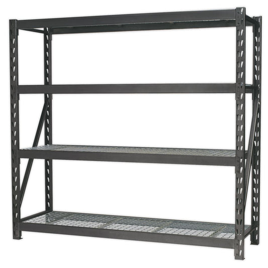 Sealey AP6572 Heavy-Duty Racking Unit with 4 Mesh Shelves 640kg Capacity Per Level 1956mm