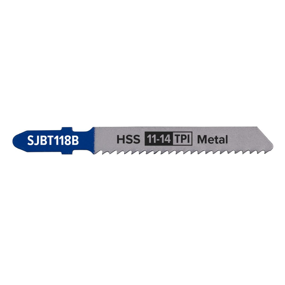 Sealey SJBT118B Jigsaw Blade Metal 92mm 11-14tpi - Pack of 5