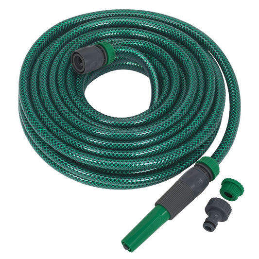 Sealey GH15R/12 Water Hose 15m with Fittings