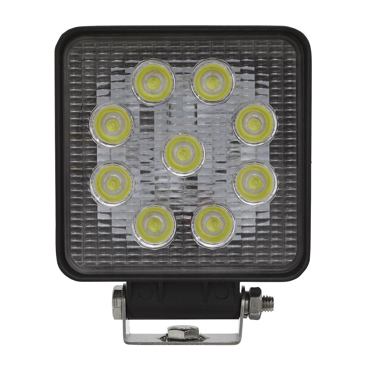 Sealey LED3S Square Worklight with Mounting Bracket 27W SMD LED