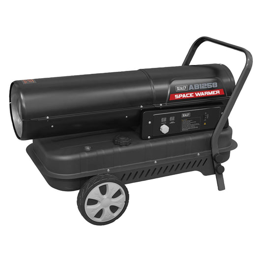 Sealey AB1258 Space Warmer® Kerosene/Diesel Heater 135000Btu/hr with Wheels