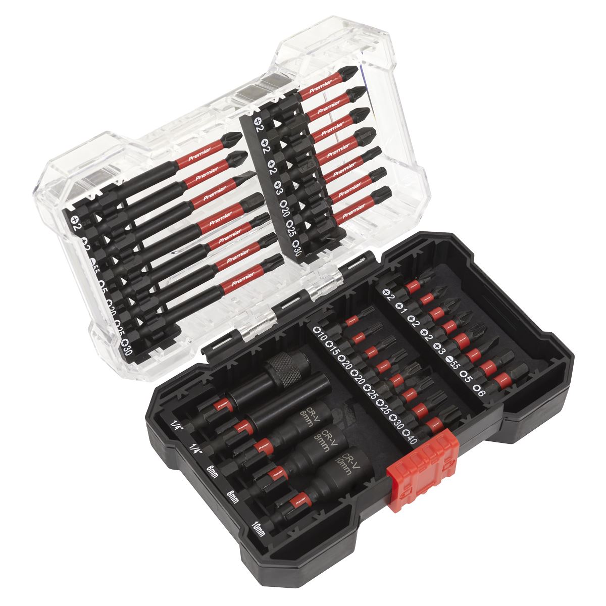 Sealey AK8283 Power Tool Bit Set 35pc Impact Grade